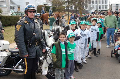 Motorcycle Trooper with our Players.